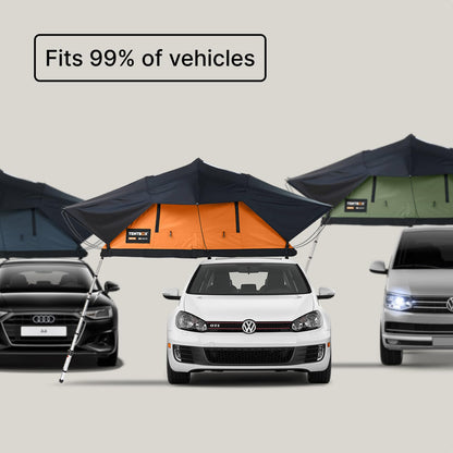 TentBox Lite XL - Sleeps 4 People - Car Roof Top Tent - Four Season Car Camping - Tent Box Roof Tent FITS Most Cars - Premium fold-Out Design, 30 Seconds Set-Up