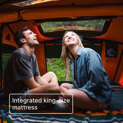 TentBox Lite XL - Sleeps 4 People - Car Roof Top Tent - Four Season Car Camping - Tent Box Roof Tent FITS Most Cars - Premium fold-Out Design, 30 Seconds Set-Up