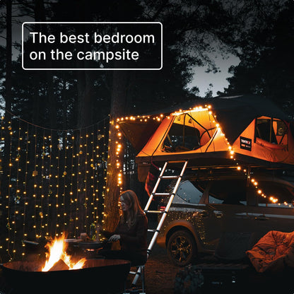TentBox Lite XL - Sleeps 4 People - Car Roof Top Tent - Four Season Car Camping - Tent Box Roof Tent FITS Most Cars - Premium fold-Out Design, 30 Seconds Set-Up